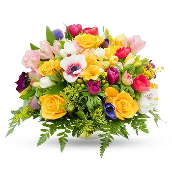 United Kingdom flowers  -  Centerpiece with colored flowers Delivery