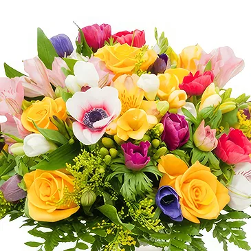 Formosa Blumen Florist- Tafelaufsatz mit bunten Blumen Bouquet/Blumenschmuck