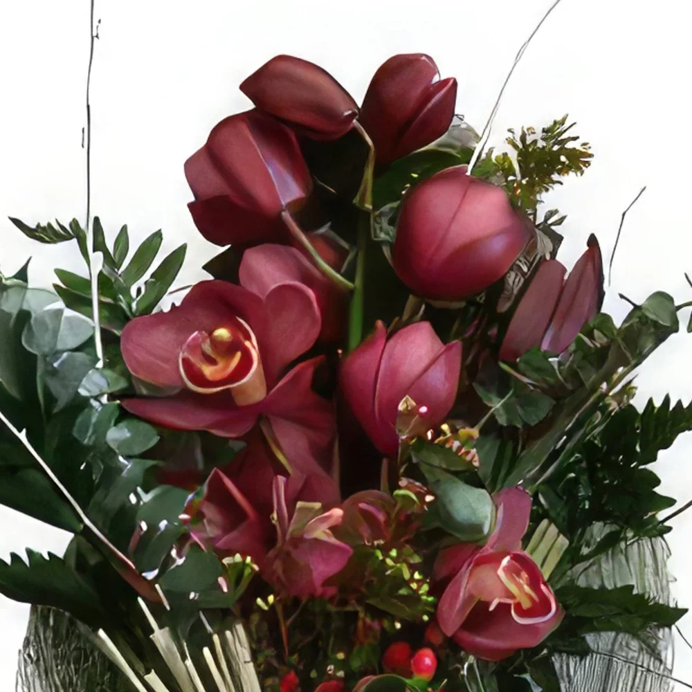 פארו פרחים- אהבה פורחת זר פרחים/סידור פרחים