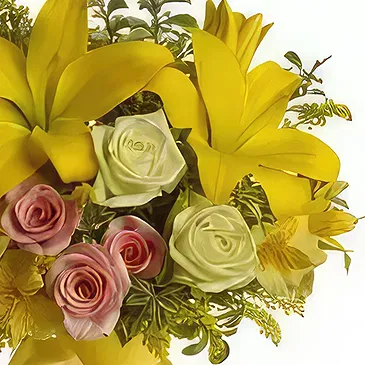 Hulu Bernam Timor Blumen Florist- Zitrusfrüchte geküsst Bouquet/Blumenschmuck