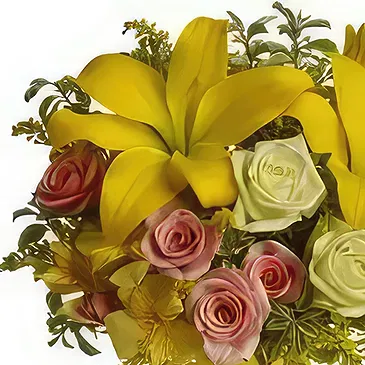 Hulu Bernam Timor Blumen Florist- Zitrusfrüchte geküsst Bouquet/Blumenschmuck