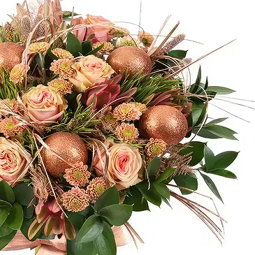 Santa Ines flowers  -  Bronze christmas bouquet Flower Bouquet/Arrangement
