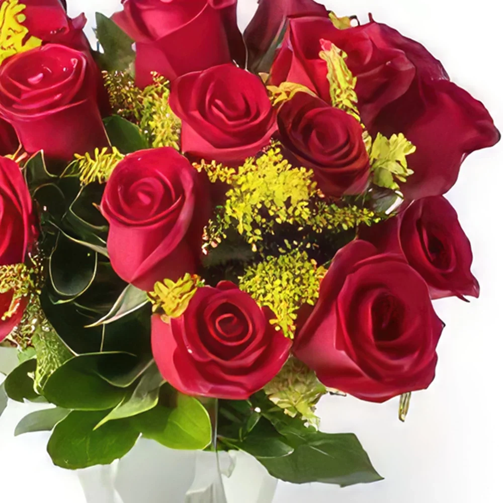 بائع زهور ساو باولو- احتفل مع الورود الحمراء باقة الزهور