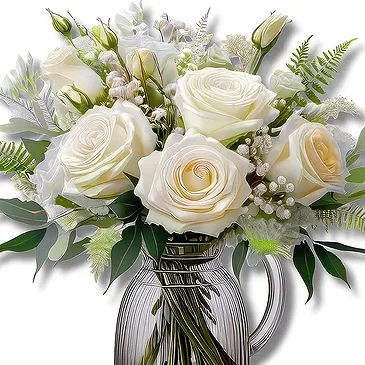 Pavelsbach Blumen Florist- Pure Eleganz Bouquet/Blumenschmuck