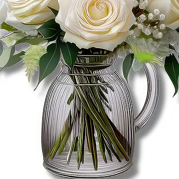 Pavelsbach Blumen Florist- Pure Eleganz Bouquet/Blumenschmuck