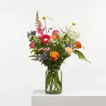 Denmark flowers  -  Colorfull picked Bouquet Flower Delivery