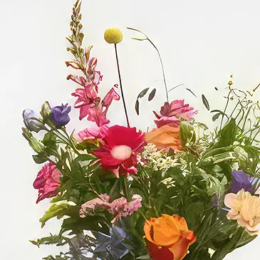 Dänemark Blumen Florist- Colorfull gepflückt Bouquet Bouquet/Blumenschmuck