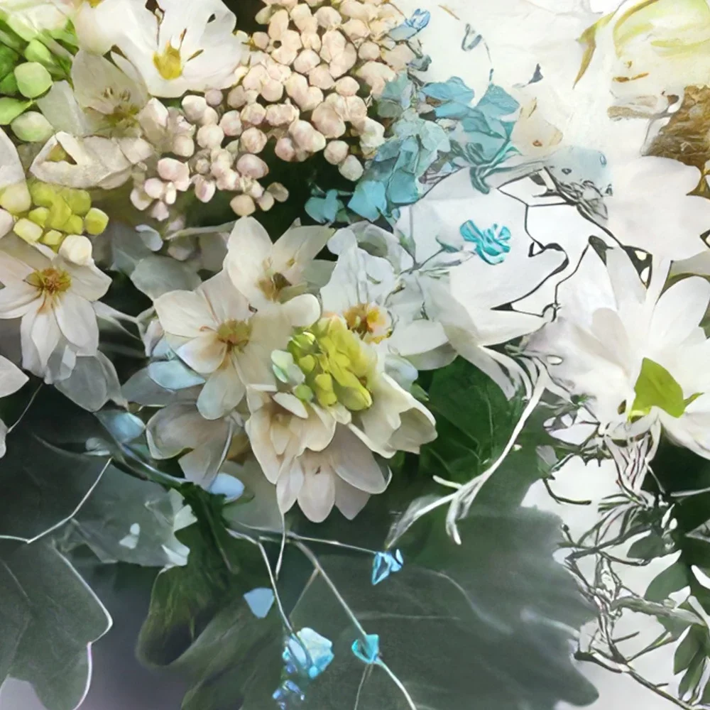 Cascais Blumen Florist- Glückwunsch Bouquet/Blumenschmuck