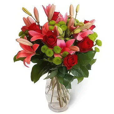 Malta flowers  -  Red  Arrangement  Flower Bouquet/Arrangement