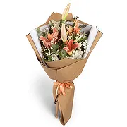 푸에르토 베르메호 누에보 온라인 꽃집 - 더블 페이퍼1215 부케
