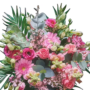 Juelsminde blomster- Eng Mix Blomst buket/Arrangement