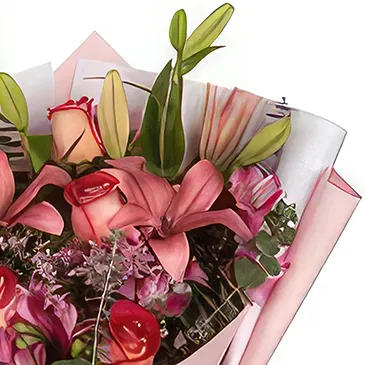푸에르토 베르메호 누에보 꽃- 핑크 부케1210 꽃다발/꽃꽂이