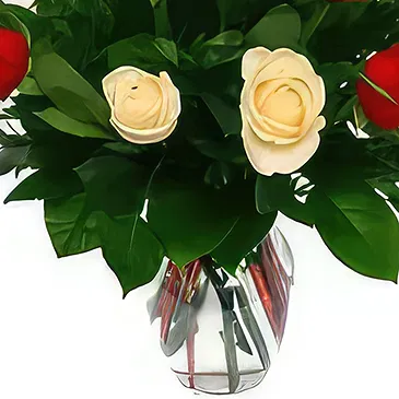 Wadi Chahrour flowers  -  I Love you Roses Flower Bouquet/Arrangement