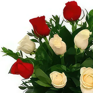 Wadi Chahrour flowers  -  I Love you Roses Flower Bouquet/Arrangement