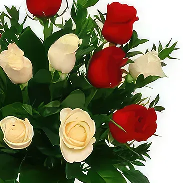 Wadi Chahrour flowers  -  I Love you Roses Flower Bouquet/Arrangement