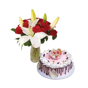 Kenya flowers  -  Elegant Duo Flower Bouquet/Arrangement