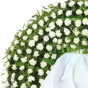 Agia Trias flowers  -  Faith in White Flower Bouquet/Arrangement