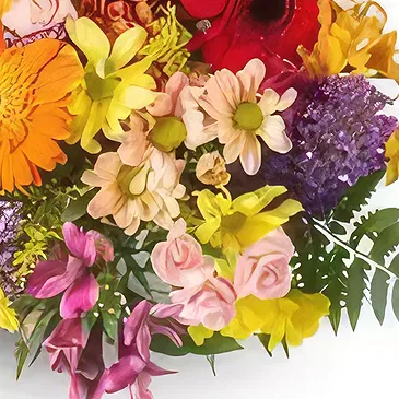 Santa Maria flowers  -  Medium Bouquet of Colorful Field Colorful  Flower Bouquet/Arrangement