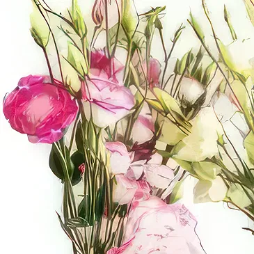Ouled Maaref flowers  -  Lisianthus Flower Bouquet/Arrangement
