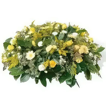 Aurignac flowers  -  Fullness round mourning composition Flower Delivery
