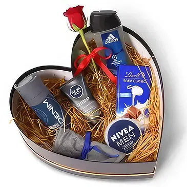 Dubai flowers  -  Gentleman's Gift Box Flower Bouquet/Arrangement