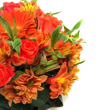 Italy flowers  -  Bouquet of orange flowers and roses Flower Bouquet/Arrangement