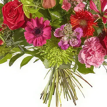 Denemarken bloemen bloemist- Koninklijk geschenk Boeket/bloemstuk