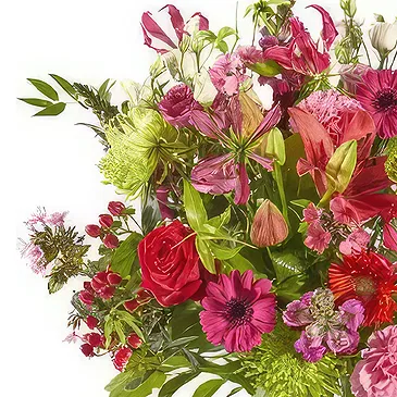 Denemarken bloemen bloemist- Koninklijk geschenk Boeket/bloemstuk