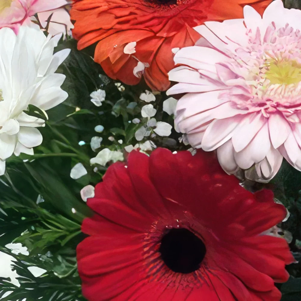 מדריד פרחים- אהבה ושמחה זר פרחים/סידור פרחים