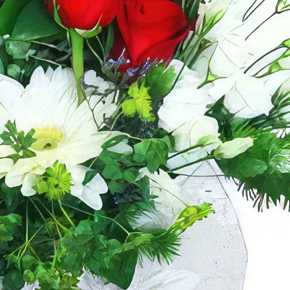 Quarteira çiçek- İnanç ve Sevgi Çiçek buketi/düzenleme