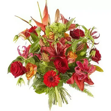 Juelsminde blomster- Tillykke Blomst buket/Arrangement