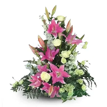 Cala Llonga flowers  -  Lily Rose Radiance Collection Flower Bouquet/Arrangement