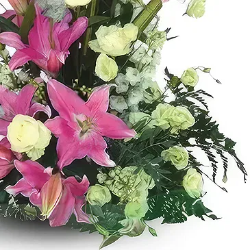 Cala Llonga flowers  -  Lily Rose Radiance Collection Flower Bouquet/Arrangement