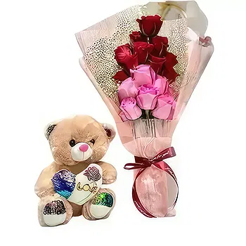 Saudi Arabia flowers  -  Bear hug   Delivery