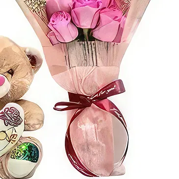 Ad Dilam blomster- Bjørneklem Blomsterarrangementer bukett
