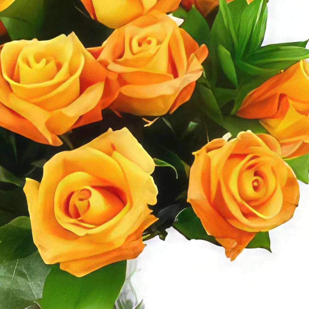 بائع زهور نابولي- فرحة الذهبي باقة الزهور