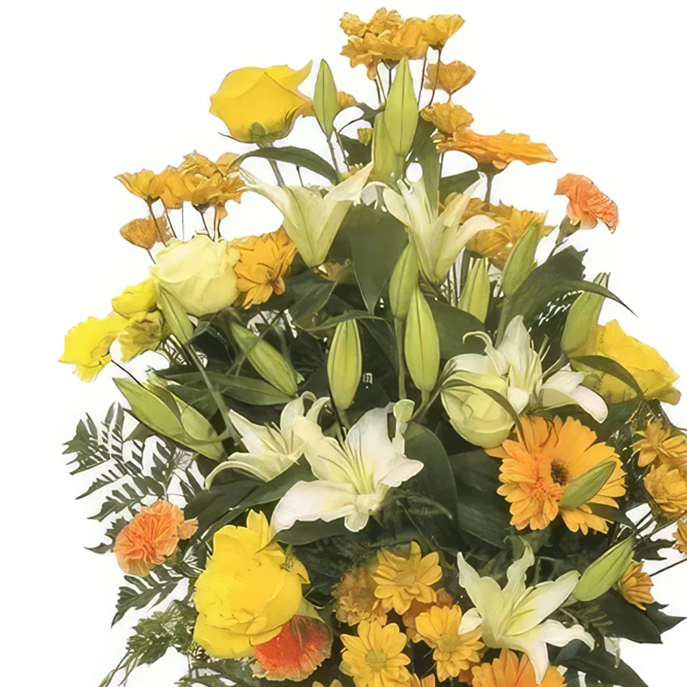 Benalmadena blomster- Golden Memories Tribute Blomsterarrangementer bukett