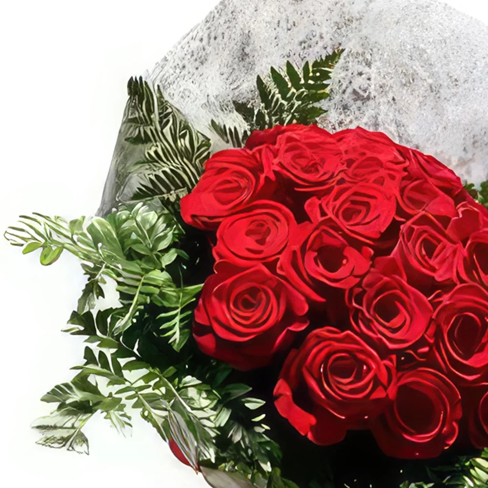Ibiza blomster- Roser for Rose Blomsterarrangementer bukett
