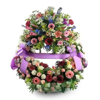 Cala Llonga flowers  -  Pure Petal Wreath Flower Delivery