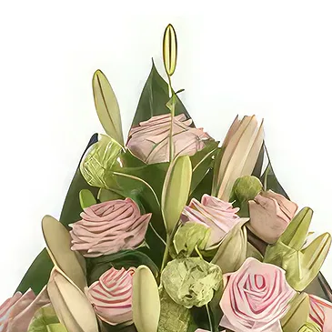 fleuriste fleurs de Bjal Brjag- Arrangement funéraire floral gracieux Bouquet/Arrangement floral