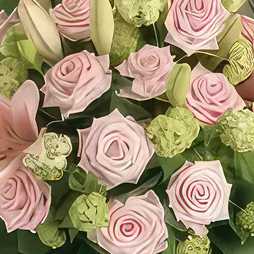 fleuriste fleurs de Bjal Brjag- Arrangement funéraire floral gracieux Bouquet/Arrangement floral