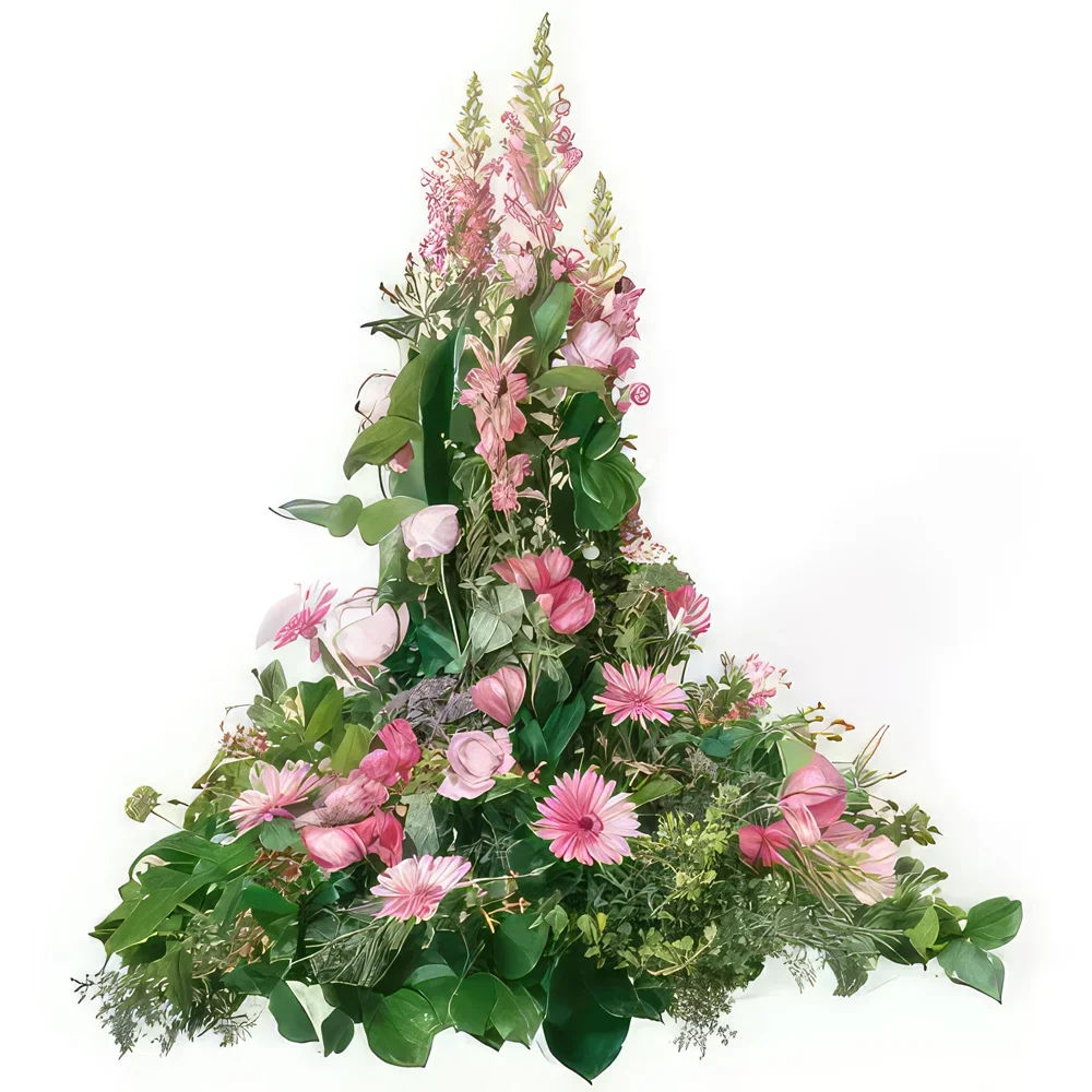 fiorista fiori di Strasburgo- Composizione in lutto per viole del pensiero  Bouquet floreale