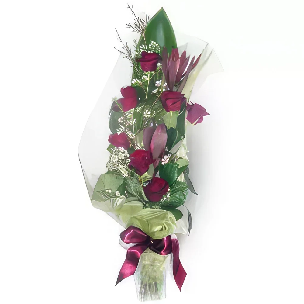 グダンスク 花- あずき色の追加 花束/フラワーアレンジメント
