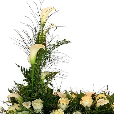 Zande blommor- Begravningsarrangemang Bukett/blomsterarrangemang