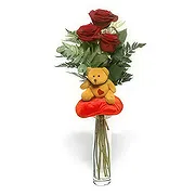 Baldevo Online Blumenhändler - Rote Romantik Blumenstrauß