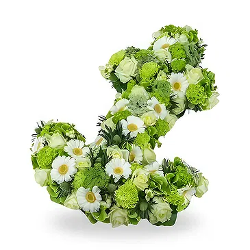 Zande blommor- Lime Time Bukett/blomsterarrangemang