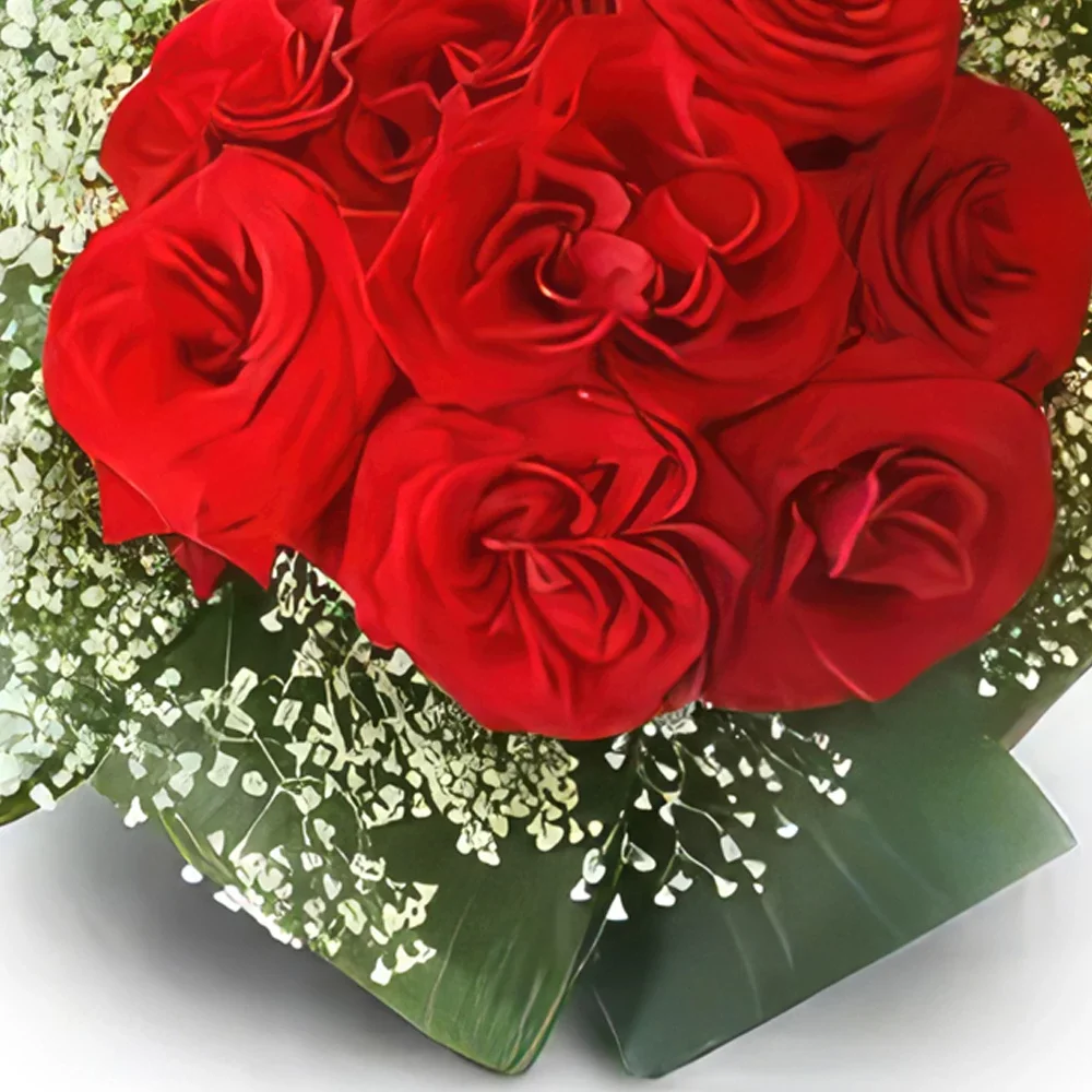 fiorista fiori di Varsavia- Rosso aereo Bouquet floreale