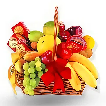 fiorista fiori di Mount dOr- Frutta e Cracker Delight Bouquet floreale