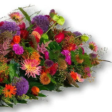Holland flowers  -  Full Coffin Cover Colorful 180-200 cm Flower Bouquet/Arrangement