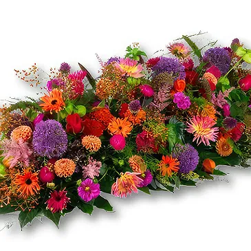 Holland flowers  -  Full Coffin Cover Colorful 180-200 cm Flower Bouquet/Arrangement